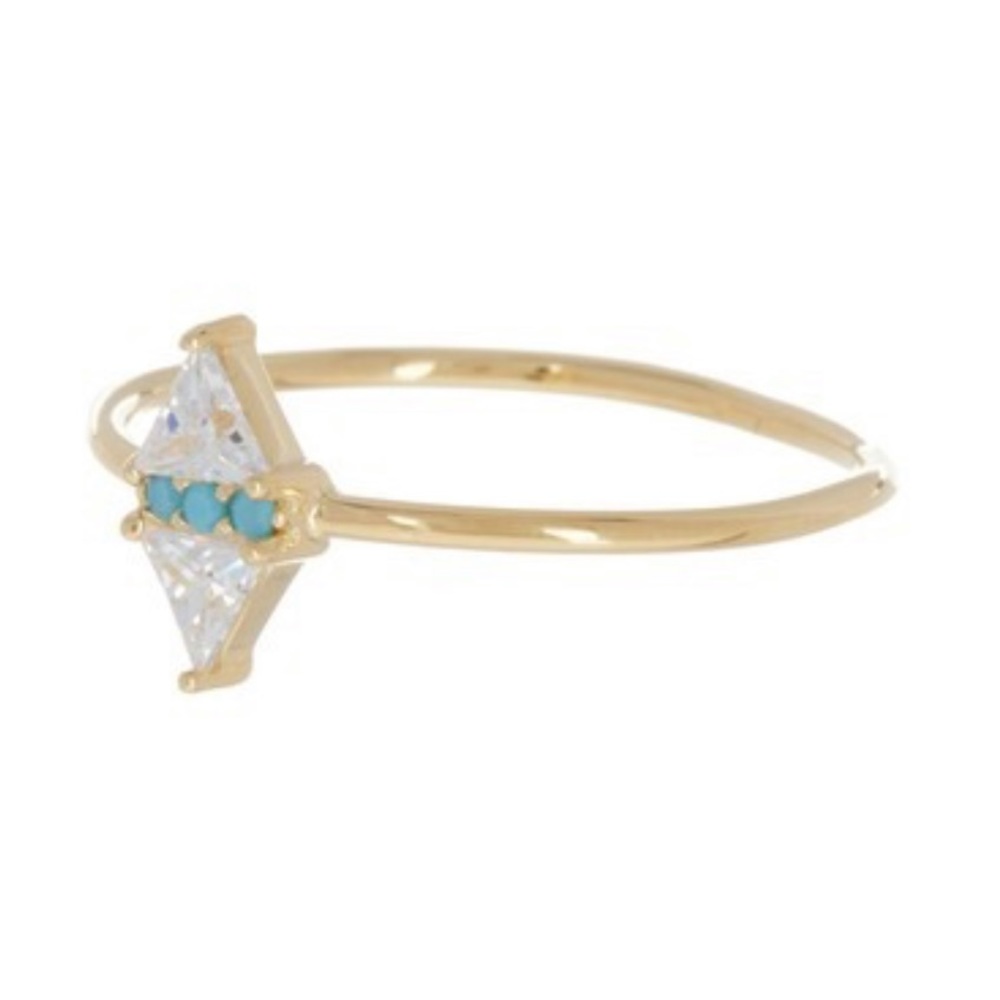 Argento Vivo 18K Gold Plated Sterling Silver Ring